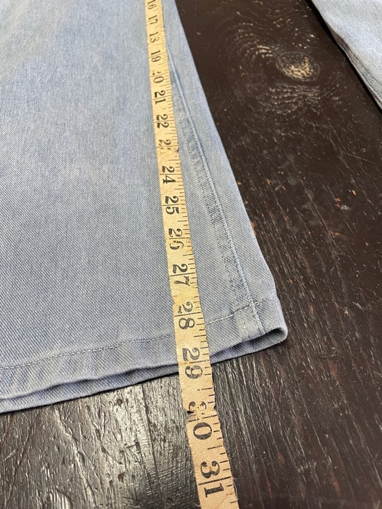 Halara Flex Asymmetric Low Rise Wide Leg Jeans Light Wash Blue Size Large. - Picture 10 of 12